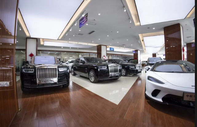 AVIC Lantian AUTOMOBILE SALES&amp;SERVICE (SHANGHAI) Co., Ltd. linea di produzione in fabbrica