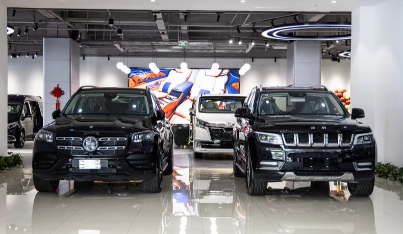 AVIC Lantian AUTOMOBILE SALES&amp;SERVICE (SHANGHAI) Co., Ltd. linea di produzione in fabbrica