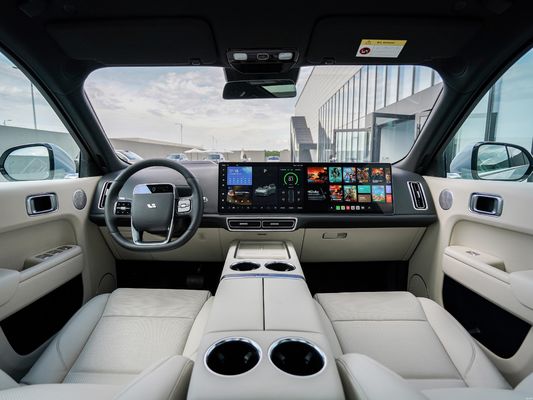 Struttura del corpo 6 posti SUV ibrido elettrico con 5,3s Accelerazione e autonomia estesa