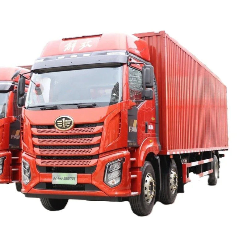 FAW Jiefang J6G Camion medio 6x2 furgone 7-10 tonnellate 8 ruote Fence Truck Veicolo da trasporto