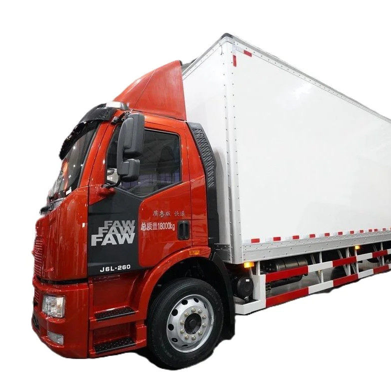 2024 FAW Jiefang J6L Camion elettrico di trasporto merci Camion pesante 350 CV 460 CV 8X4 6.5m Camion spazzatura