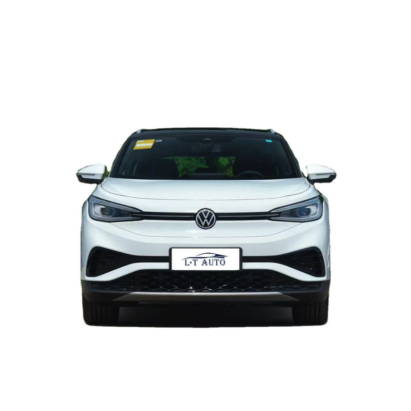 Volkswagen ID4X Long Endurance a guida sinistra Auto elettrica con esterno bianco cristallo