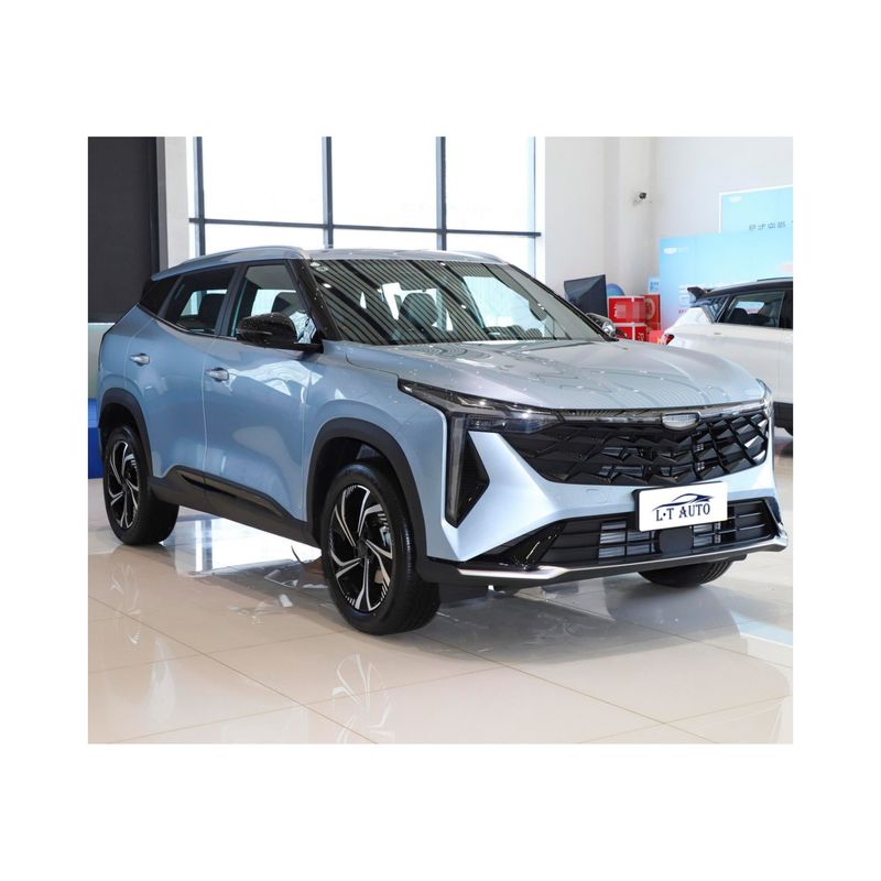 2024 Modello Geely Boyue1.5TD DCT SUV 5 posti FWD Gas Hybrid Car con Front 4 Rear 4 Radar